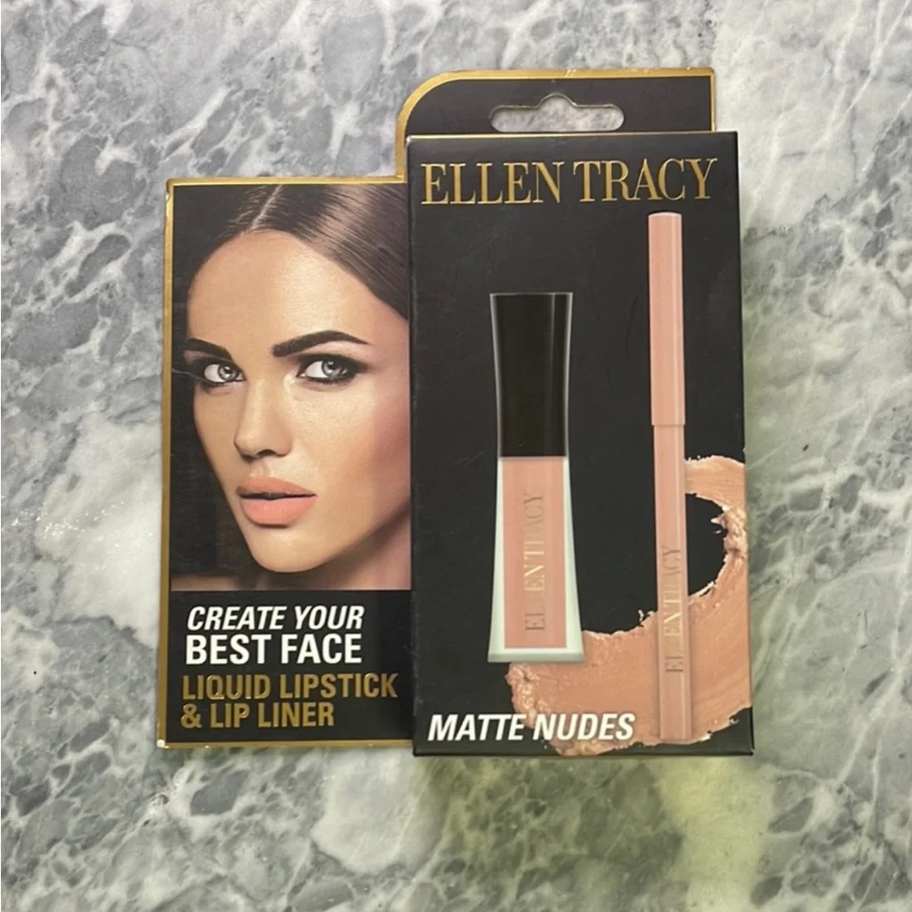 New Ellen Tracy Lip Kit Matte Nude
